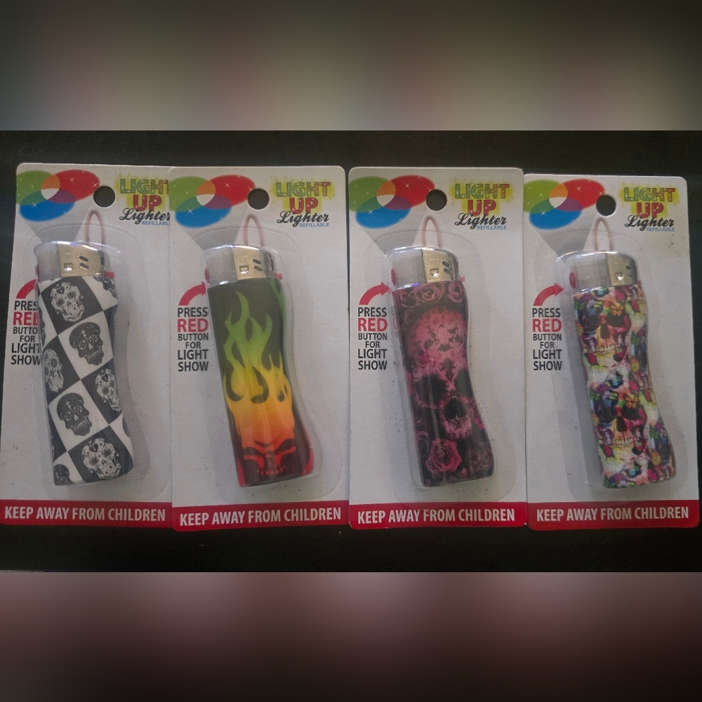 Colorful Light Show Lighters Set